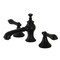 Kingston Brass KC7060PKL Duchess Widespread Bathroom Faucet W/Brass Pop-Up, Matte Blk KC7060PKL - alternate 1
